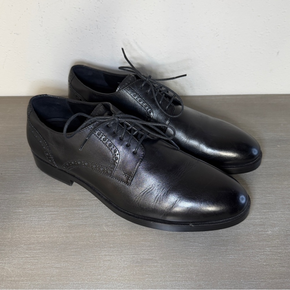 Cole Haan Grand.Os Men's Shoes Black Leather Wingtip Oxford Shoes Size 9.5M